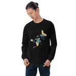 Men's 'Take Flight' Coloursplash Sweatshirt - Overtime Threads Co.