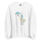 Men's 'Double Pump' Coloursplash Sweatshirt - Overtime Threads Co.