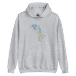 Men's 'Double Pump' Coloursplash Hoodie - Overtime Threads Co.